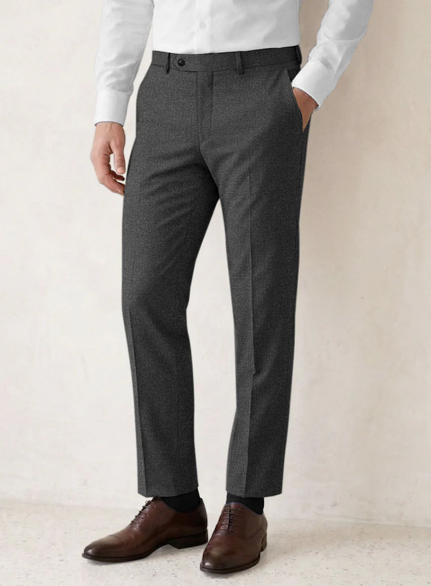 Scabal Parto Mid Gray Wool Suit - Image 6