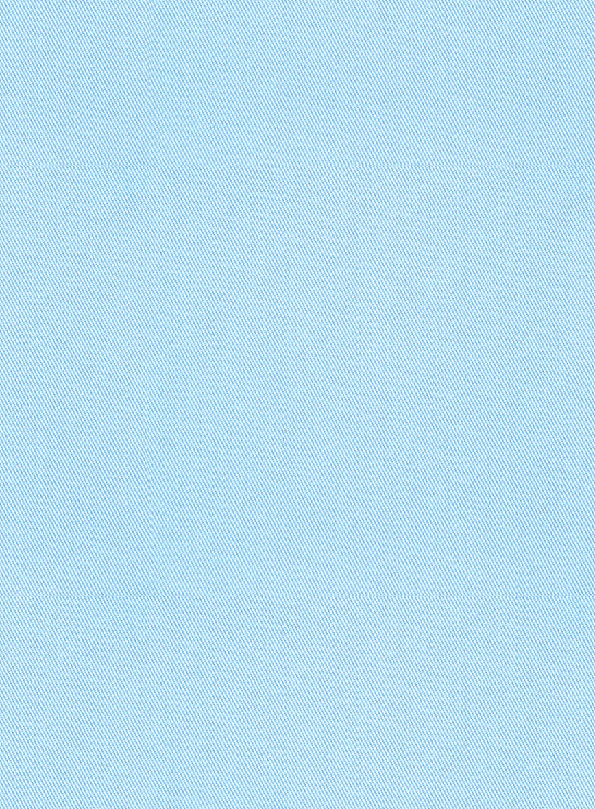 Scabal Pastel Blue Cotton Stretch Jacket - Image 3