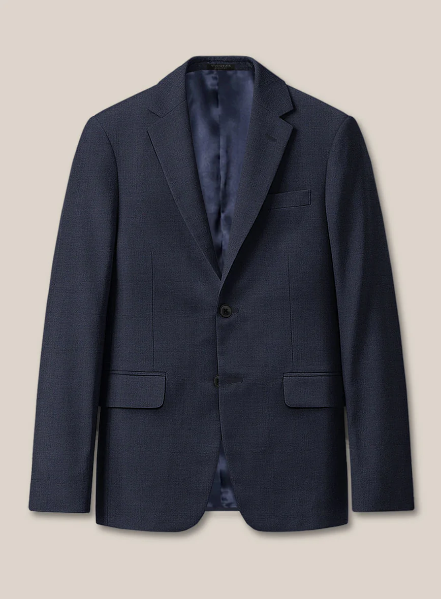 Scabal Ploci Blue Wool Jacket