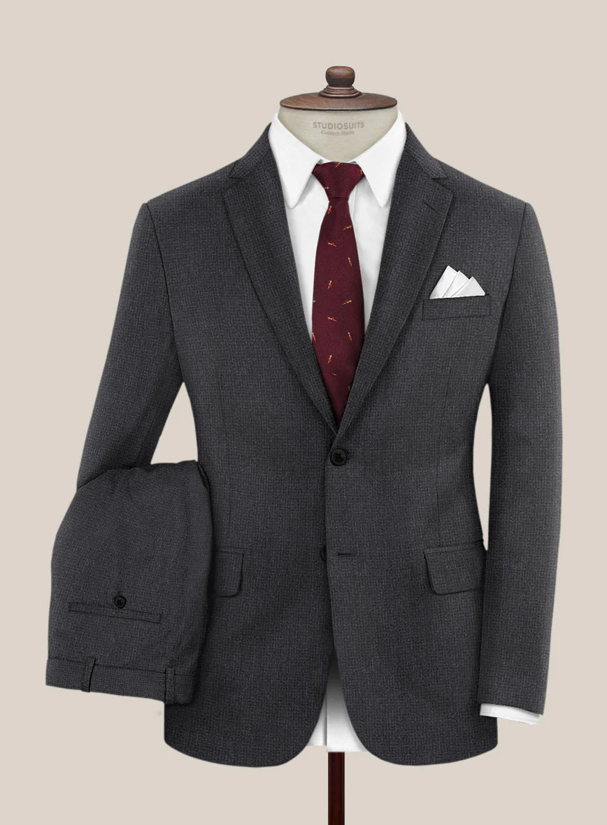 Scabal Sapphire Celmar Gray Wool Suit - Image 2