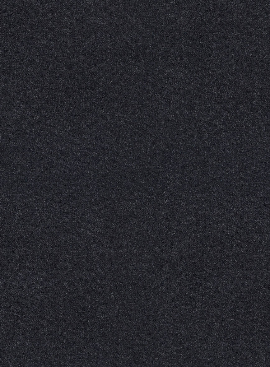 Scabal Sapphire Dark Gray Wool Pants - Image 4