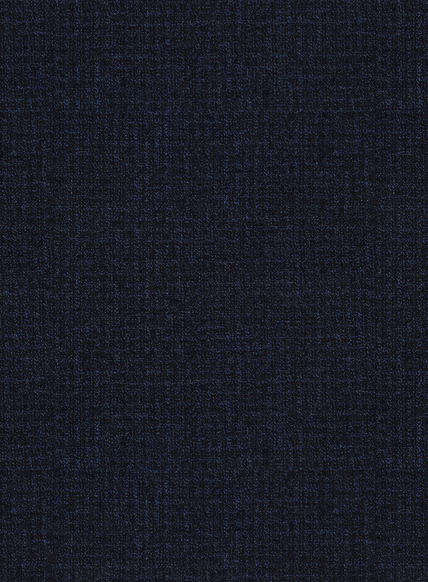 Scabal Sapphire Yaime Blue Wool Pants - Image 4