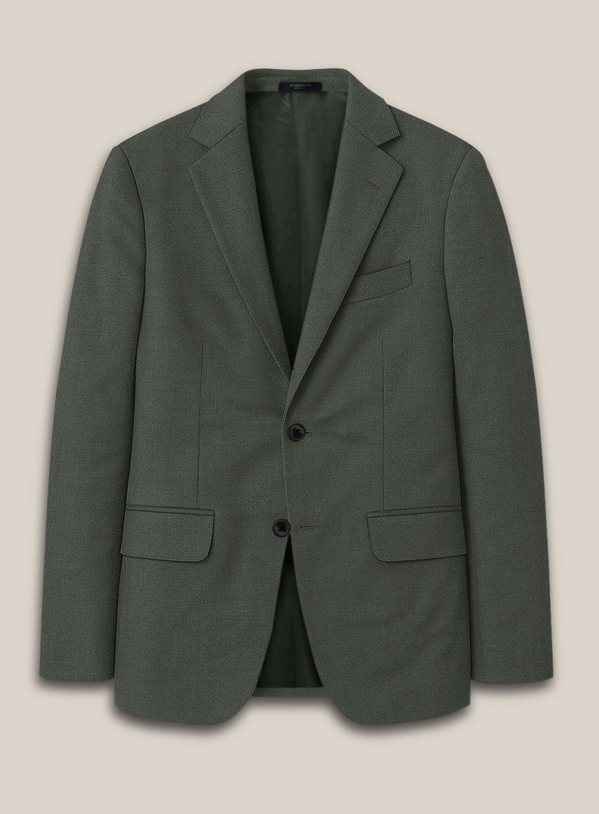 Scabal Seaweed Green Wool Jacket