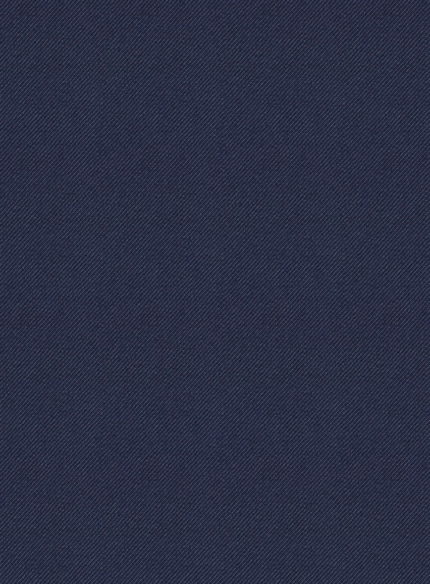Scabal Tornado Oili Blue Wool Suit - Image 8