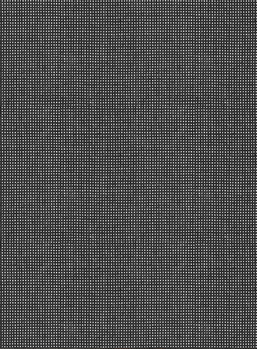 Scabal Tornado Pin Check Black Wool Suit - Image 8