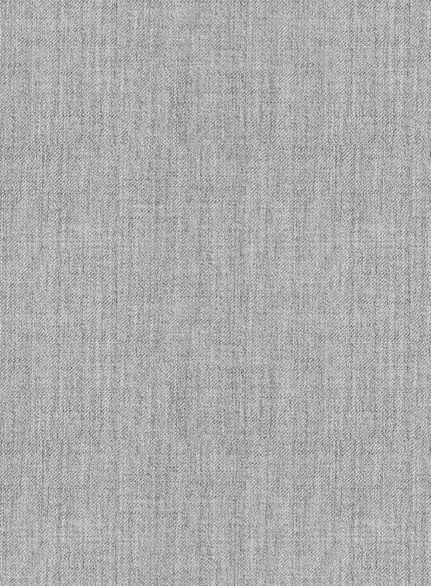 Scabal Worsted Light Gray Wool Pants - Image 4