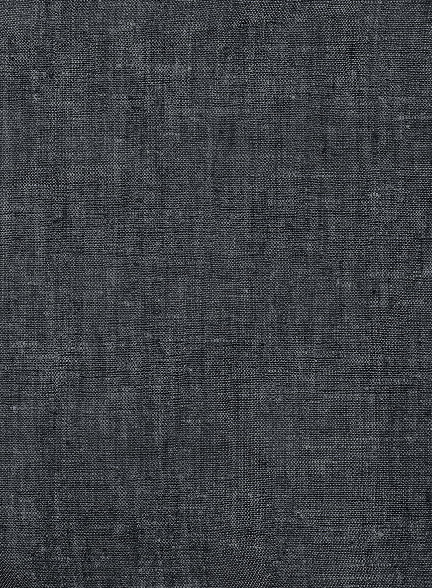 Slate Gray Linen Suit - Image 9