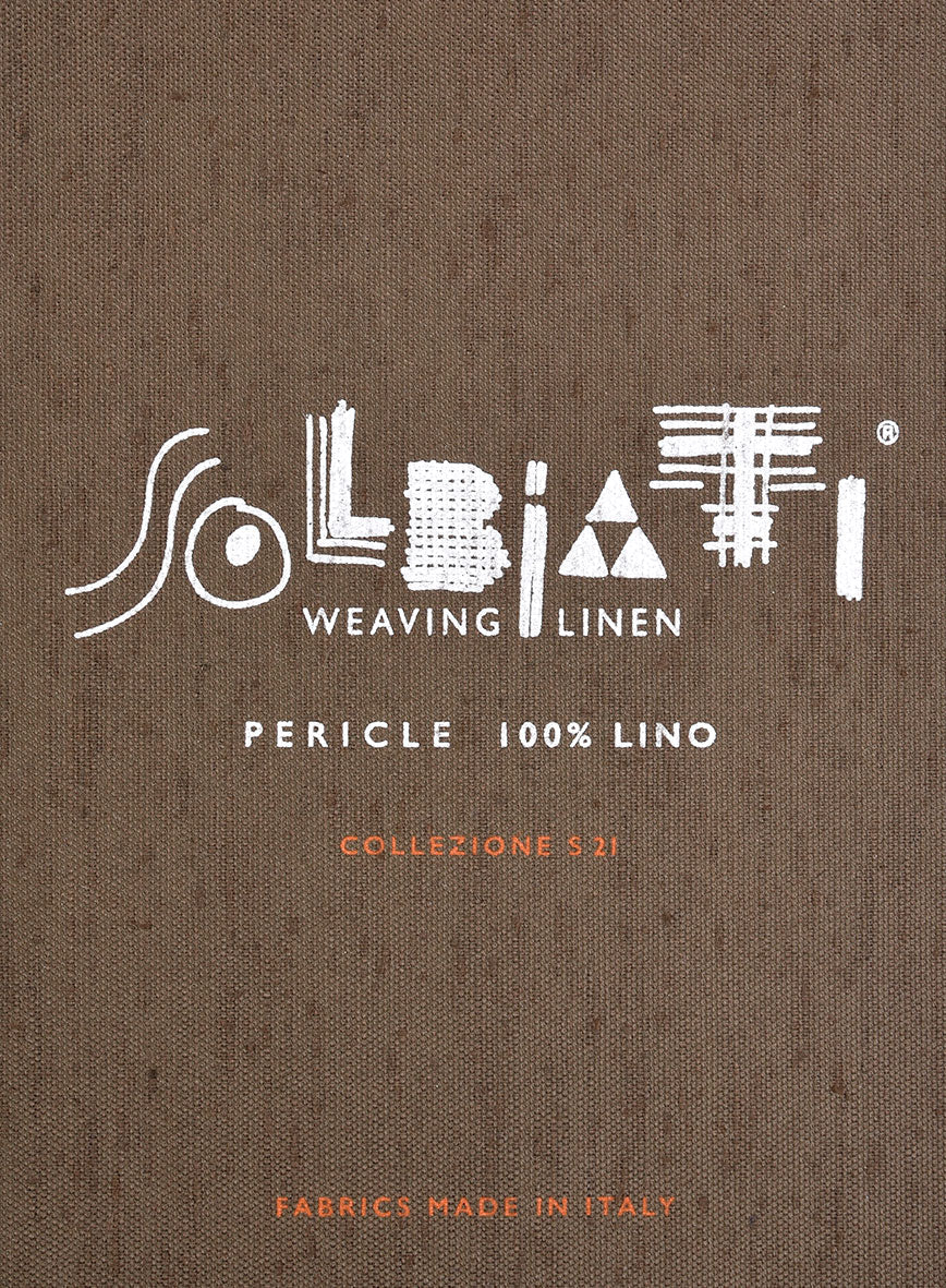Solbiati Blue Wide Stripe Linen Jacket - Image 6