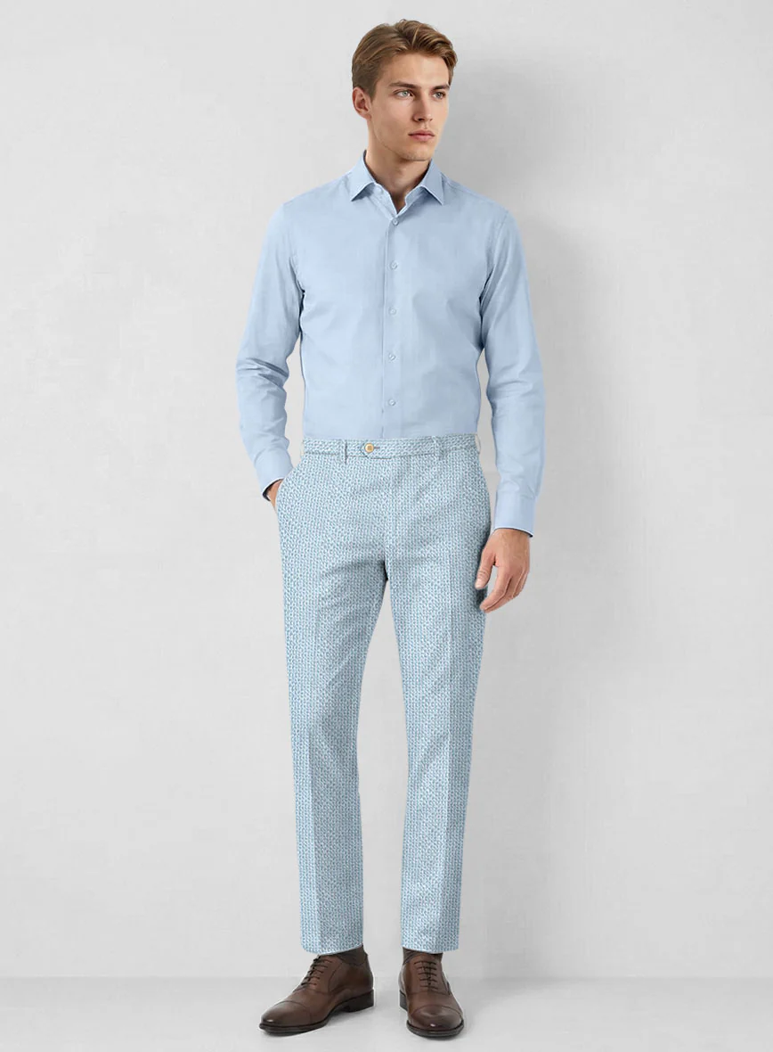 Solbiati Gingham Light Blue Seersucker Suit - Image 7