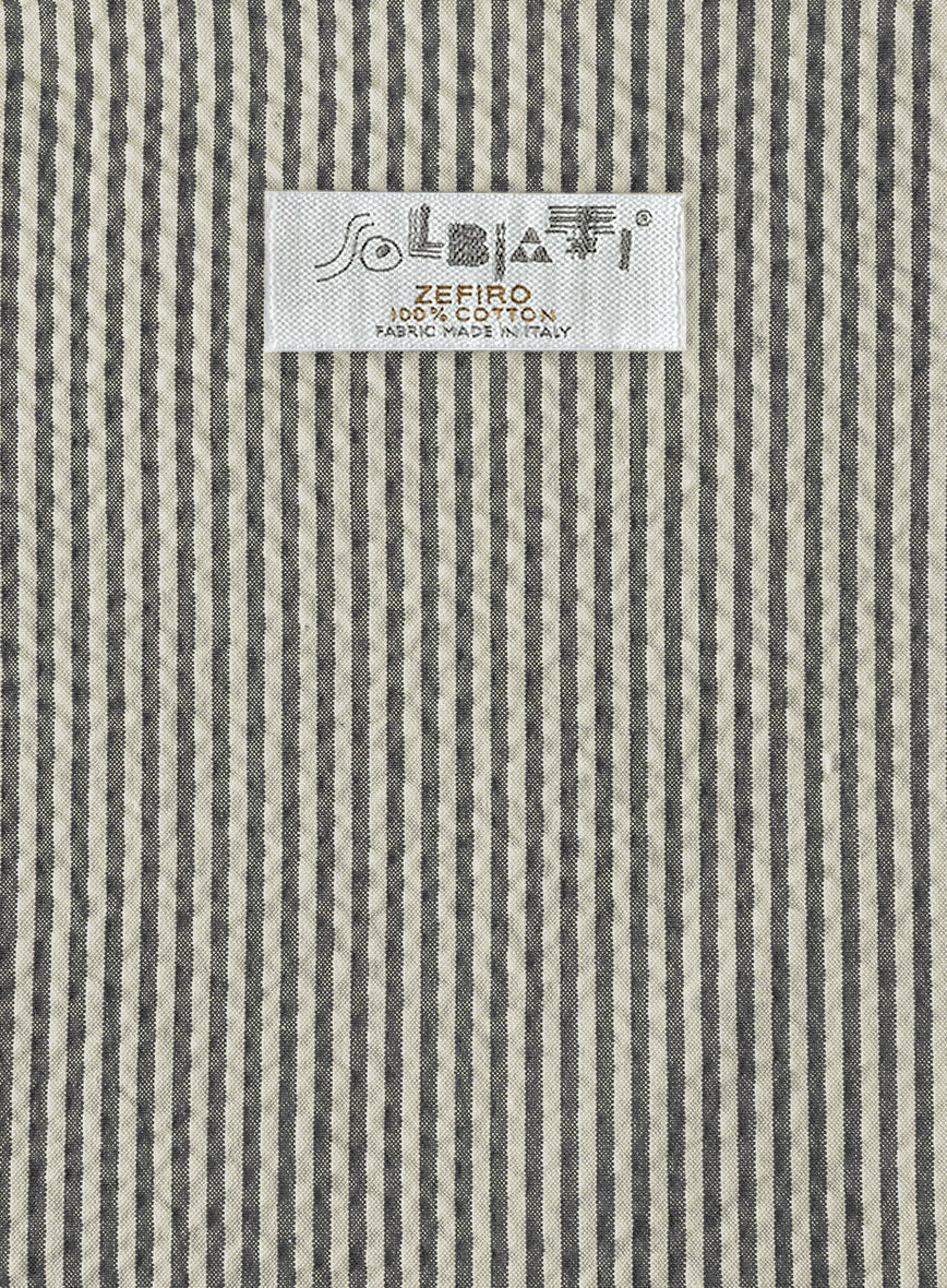 Solbiati Gray Seersucker Jacket - Image 3