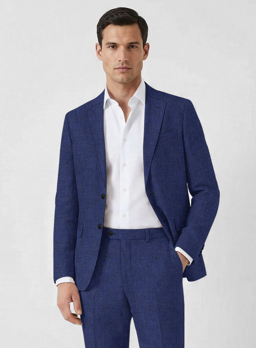 Solbiati Indigo Linen Jacket - Image 2