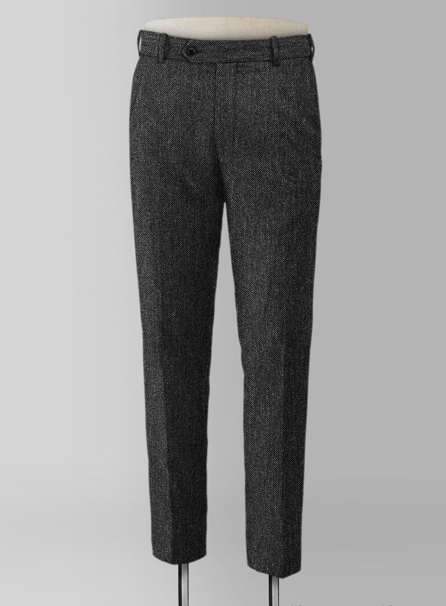 Stone Charcoal Tweed Pants - Image 3