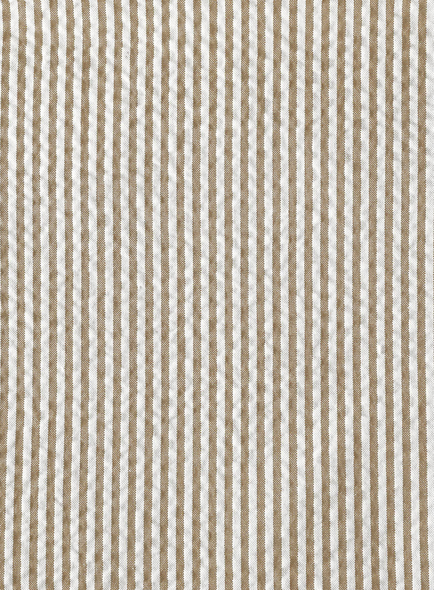 Tan Seersucker Suit - Image 10