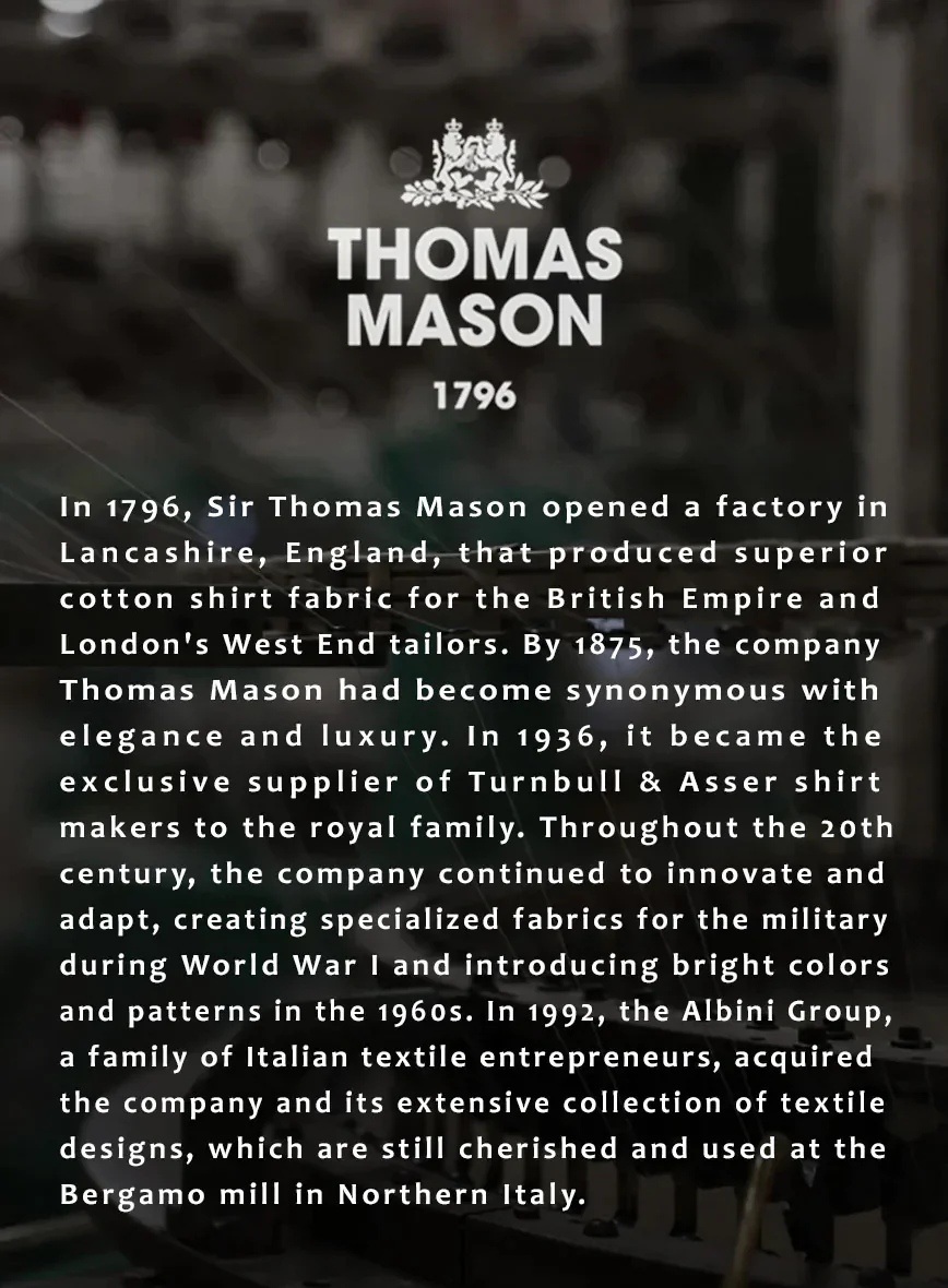 Thomas Mason White Shirt - Image 8