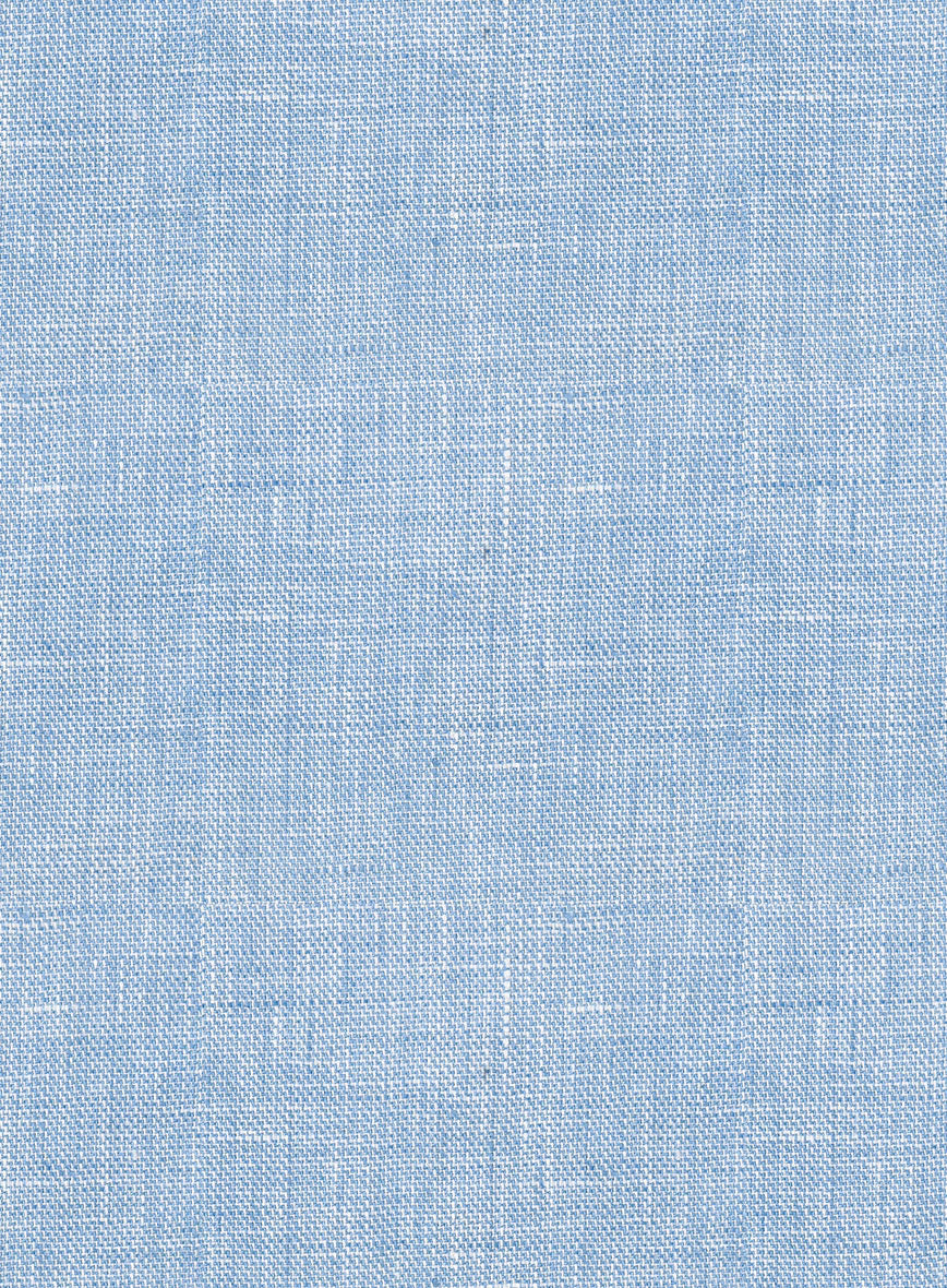 Tropical Blue Linen Suit - Image 11