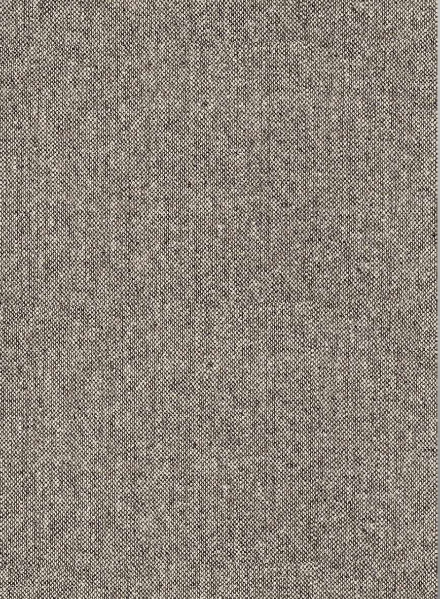 Trucker Light Weight Brown Tweed Shirt - Image 4