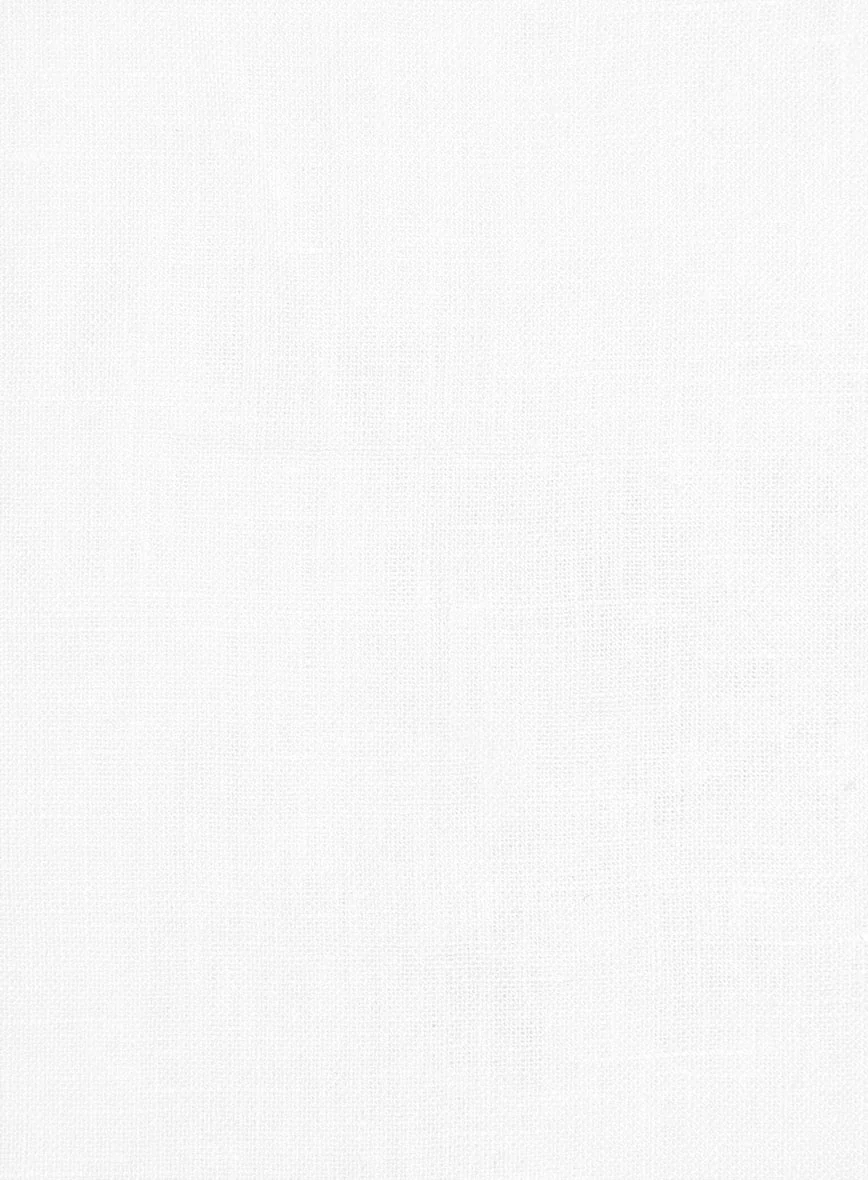 Washed White Linen Shirt - Image 5