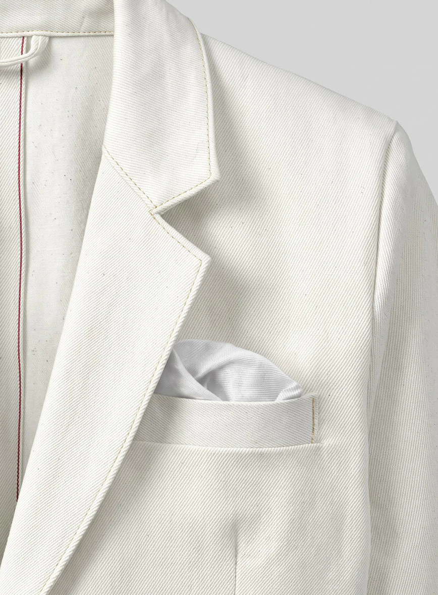 White Selvedge Denim Jacket - Image 3