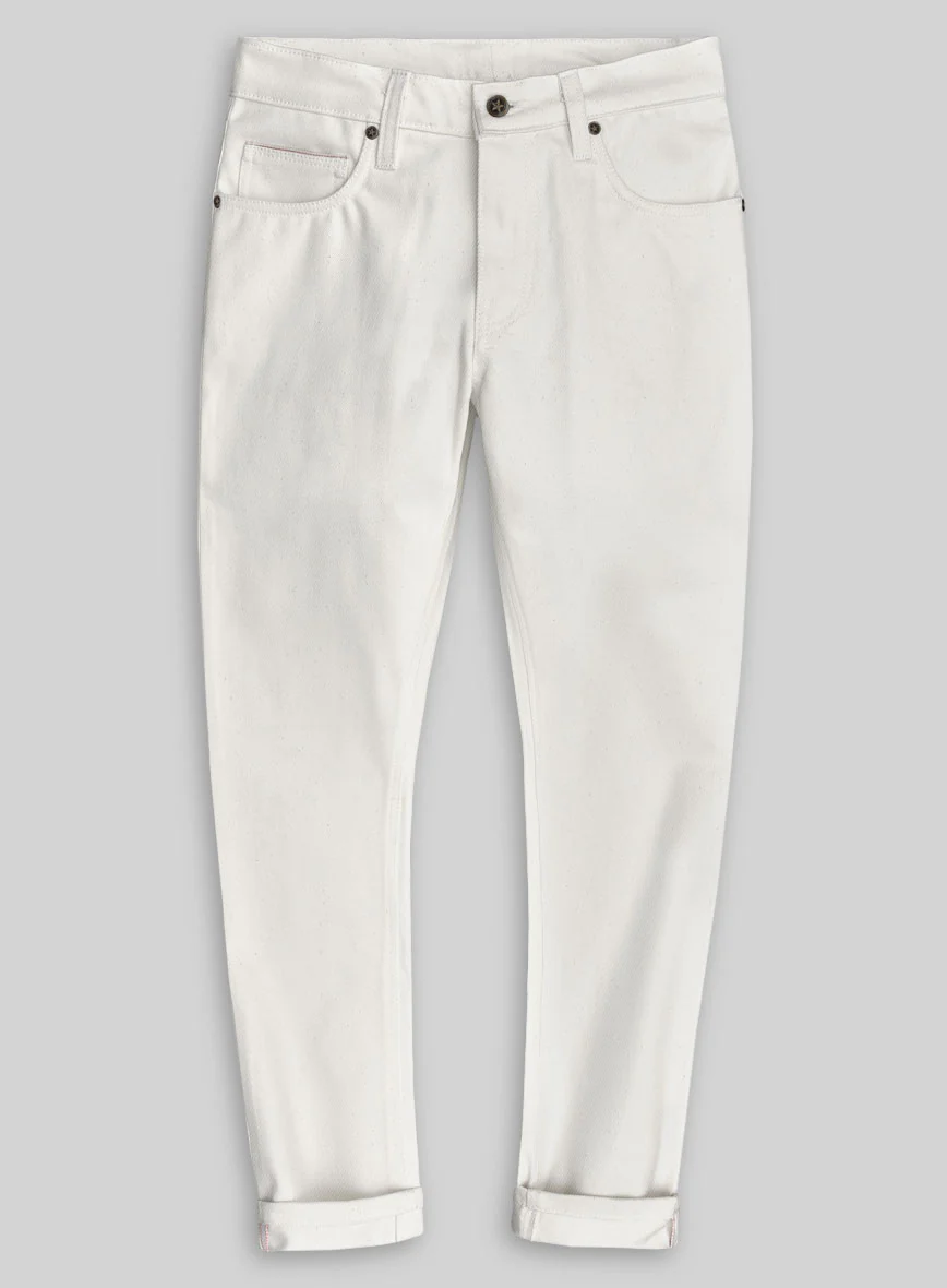 White Selvedge Jeans - Image 3