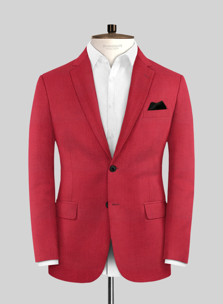 Wool Red Suit - Image 4