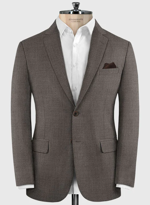 Lanificio Zegna Trofeo Brown Wool Suit - Image 4
